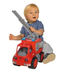 BIG Power Worker Midi Brandweer Ladderwagen -Speelwereld Verkoop zandbakauto big power worker brandweerwagen big 56834 2