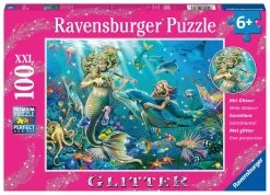 Zeemeermin Glitter Puzzel Ravensburger 100 Stukjes XXL